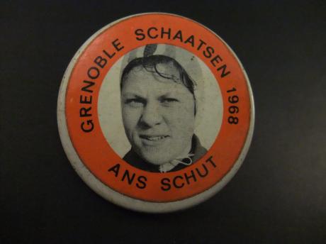 Ans Schut voormalig langebaanschaatsster Olympische Winterspelen van 1968 te Grenoble